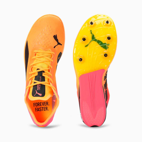 evoSPEED NITRO™ Elite 2 Long-Distance Track & Field Unisex Running Shoes, Sun Stream-Sunset Glow-PUMA Black, extralarge-IND