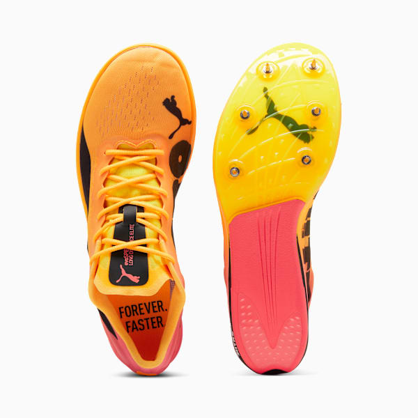 evoSPEED Long Distance NITRO™ Elite 2 Men's Track Field Distance Spikes, Sun Stream-Sunset Glow-PUMA Black, extralarge