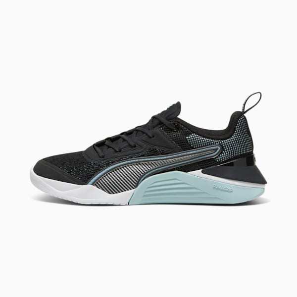 Tenis de entrenamiento para mujer Fuse 3.0, PUMA Black-Turquoise Surf, extralarge