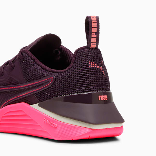 Fuse 3.0 Women's Training Shoes, Midnight Plum-Vapor Gray-Sunset Glow, extralarge