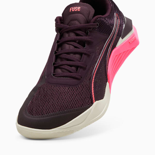 Fuse 3.0 Women's Training Shoes, Midnight Plum-Vapor Gray-Sunset Glow, extralarge