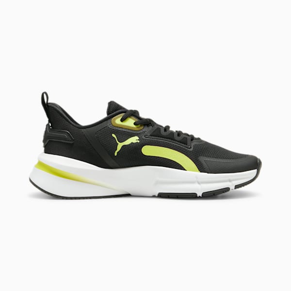 ウィメンズ トレーニング パワーフレーム 3 シューズ, PUMA Black-Lime Pow-PUMA White, extralarge-JPN