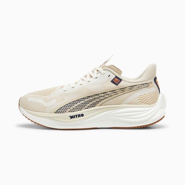 Tenis para correr PUMA x First Mile Velocity NITRO™ 3 para hombre, Vapor Gray-Putty-Club Navy, extralarge