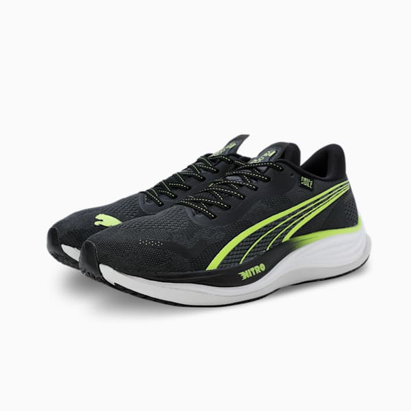 Velocity NITRO™ 3 Men's Running Shoes, PUMA Black-Mineral Gray-Lime Pow, extralarge-AUS