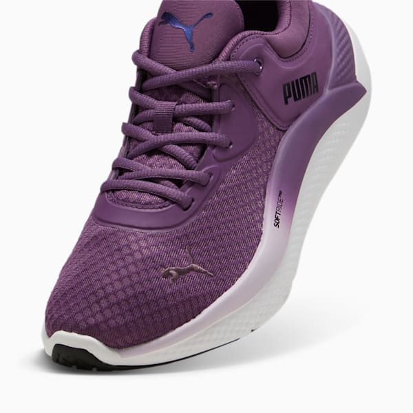 SOFTRIDE Pro Metachrome Women's Running Shoes, Crushed Berry-Grape Mist-PUMA White, extralarge-IND