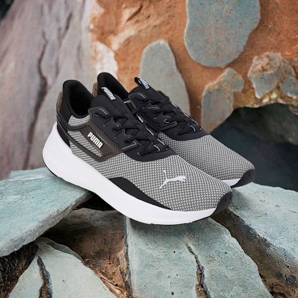 SOFTRIDE Symmetry Running Shoes, PUMA Black-Cool Dark Gray-PUMA White, extralarge-IND