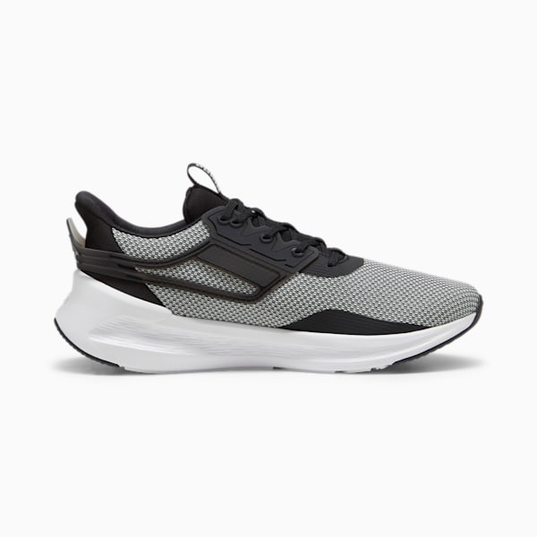 SOFTRIDE Symmetry Unisex Running Shoes, PUMA Black-Cool Dark Gray-PUMA White, extralarge-IND