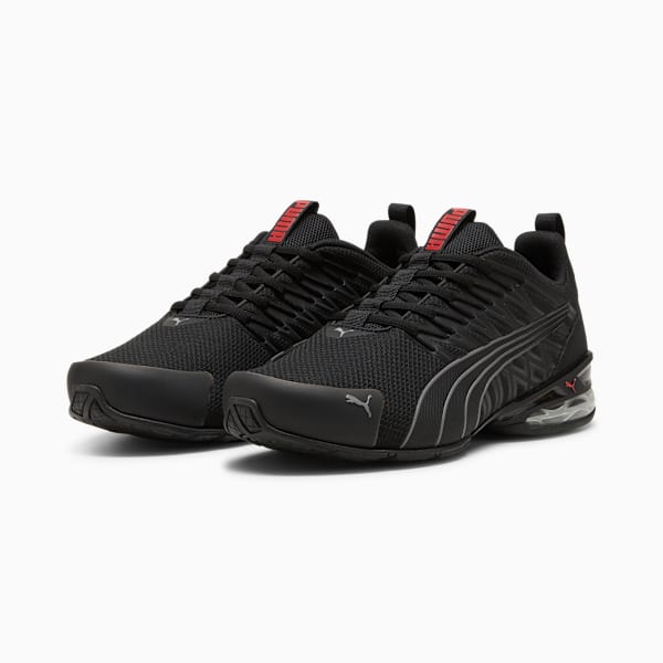 Voltaic Evo Men's Shoes, PUMA Black-Stormy Slate-For All Time Red, extralarge