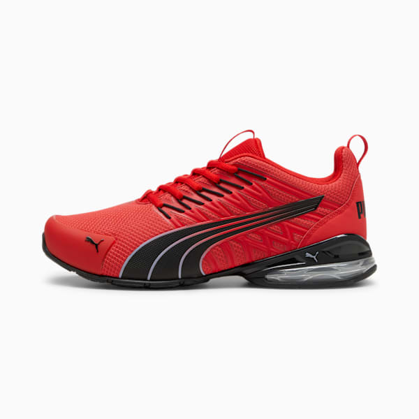 Voltaic Evo Running Shoe, For All Time Red-PUMA Black-Gray Fog, extralarge