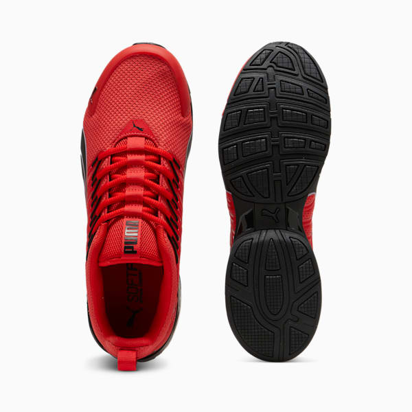 Voltaic Evo Running Shoe, For All Time Red-PUMA Black-Gray Fog, extralarge