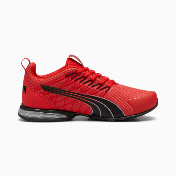 Voltaic Evo Running Shoe, For All Time Red-PUMA Black-Gray Fog, extralarge