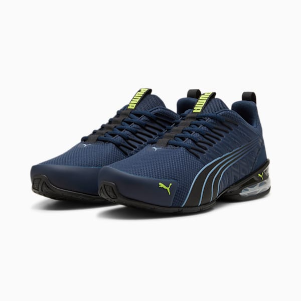 Voltaic Evo Running Shoe, Club Navy-PUMA Black-Electric Lime, extralarge