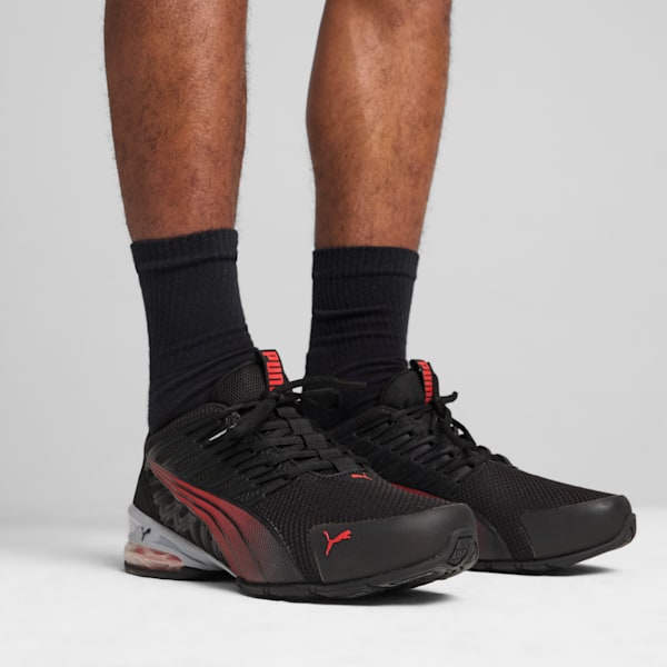 Red white black puma shoes cheap