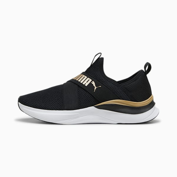 SOFTRIDE Harmony Slip-On Women's Shoes, PUMA Black-PUMA White, extralarge-IDN