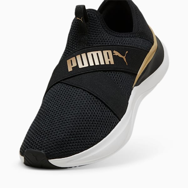 SOFTRIDE Harmony Slip-On Women's Shoes, PUMA Black-PUMA White, extralarge-IDN