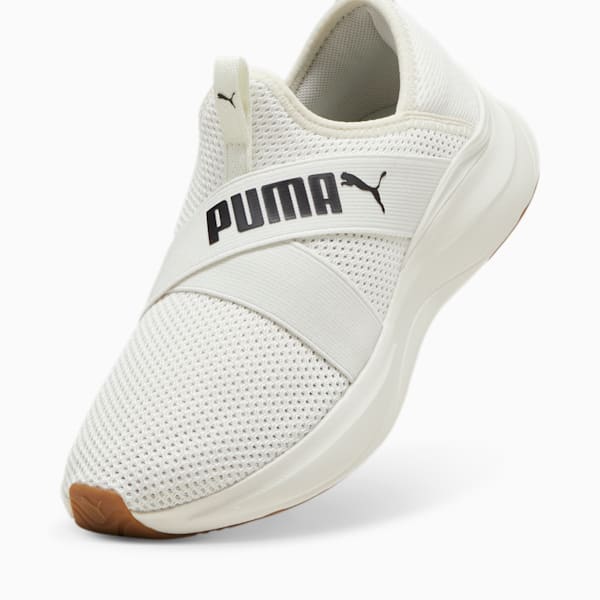 SOFTRIDE Harmony Slip-On Women's Shoes, Warm White-PUMA Black, extralarge-IND