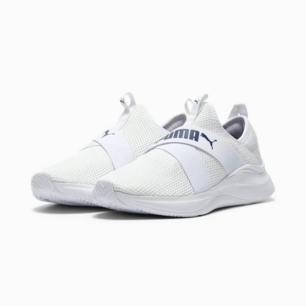 Tenis de running para mujer SOFTRIDE Harmony Slip-On, PUMA White-PUMA Navy, extralarge