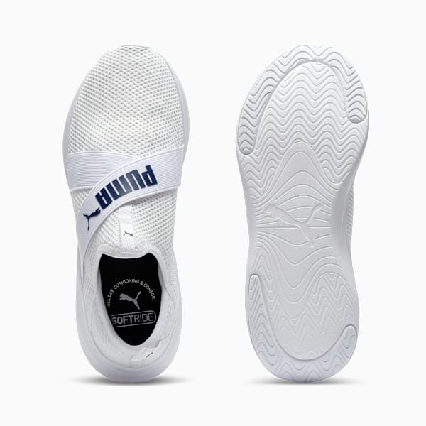 Tenis de running para mujer SOFTRIDE Harmony Slip-On, PUMA White-PUMA Navy, extralarge