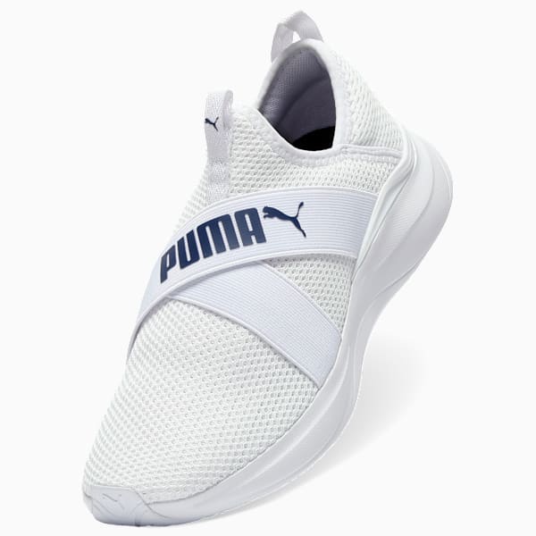 Tenis de running para mujer SOFTRIDE Harmony Slip-On, PUMA White-PUMA Navy, extralarge