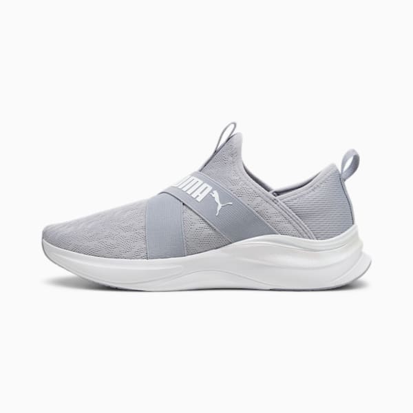 SOFTRIDE Harmony Meta Women's Slip-On Shoes, Gray Fog-PUMA White, extralarge-IND