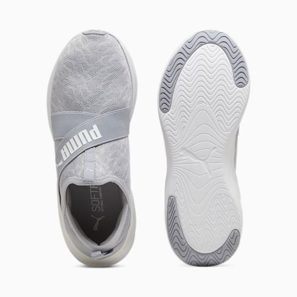 SOFTRIDE Harmony Meta Women's Slip-On Shoes, Gray Fog-PUMA White, extralarge-IND