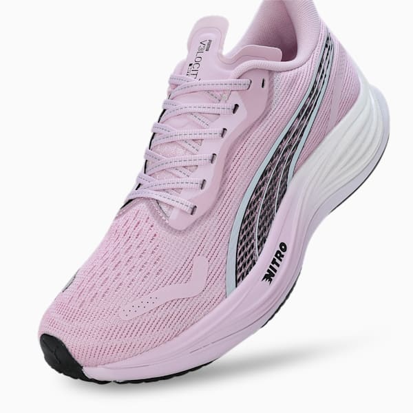 Velocity NITRO™ 3 Women's Running Shoes, Grape Mist-PUMA Black, extralarge-IND