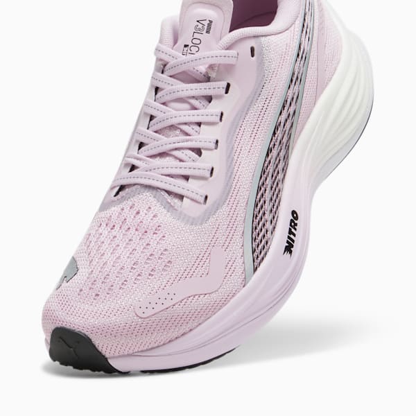 Velocity NITRO™ 3 Radiant Run Women's Running Shoes, Grape Mist-PUMA Black, extralarge