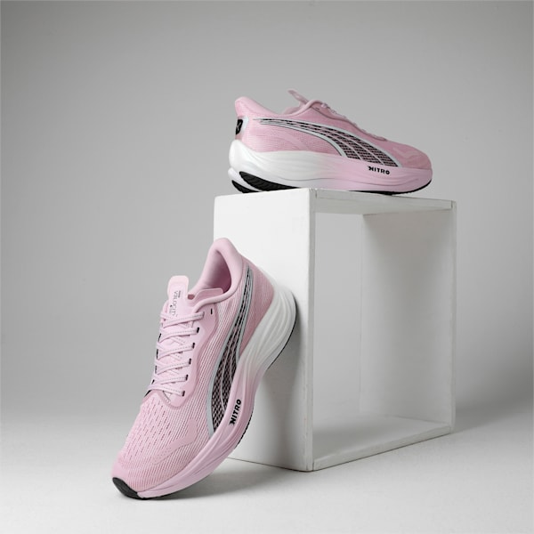 Velocity NITRO™ 3 Women's Running Shoes, Grape Mist-PUMA Black, extralarge-IND