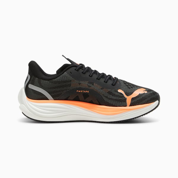 メンズ ヴェロシティ ニトロ 3 ワイド ランニングシューズ, PUMA Black-PUMA Silver-Neon Citrus, extralarge-JPN