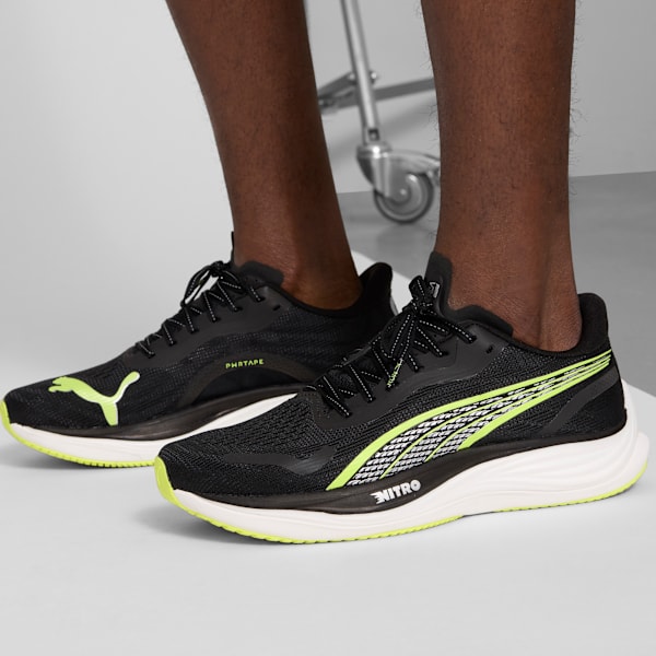 Tenis de running para hombre Velocity NITRO™ 3 Wide, PUMA Black-Yellow Alert, extralarge