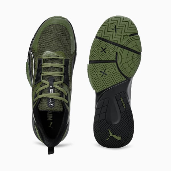PWRFrame TR 3 Neo Force Men's Training Shoes, Olive Green-PUMA Black, extralarge-IND