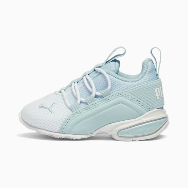 Axelion Icy Fade Mesh Toddlers' Sneakers, PUMA White-Silver Sky, extralarge