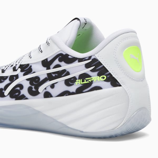 Tenis de basquetbol All-Pro Nitro Chris Brickley, Bright Aqua-Lime Squeeze, extralarge