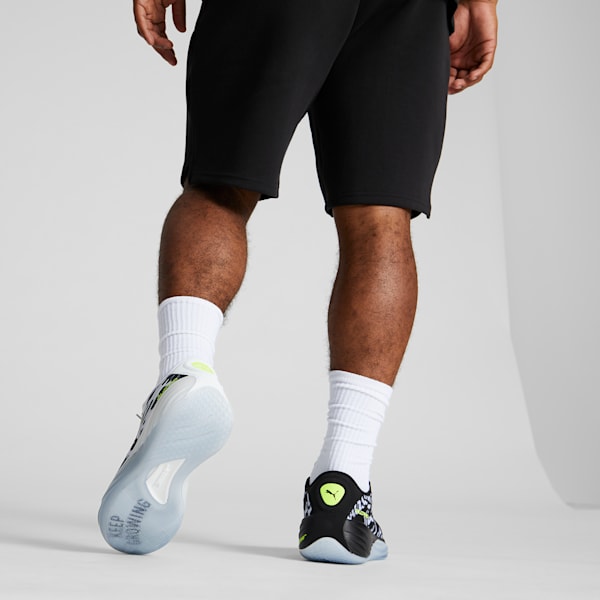 Tenis de basquetbol All-Pro Nitro Chris Brickley, Bright Aqua-Lime Squeeze, extralarge