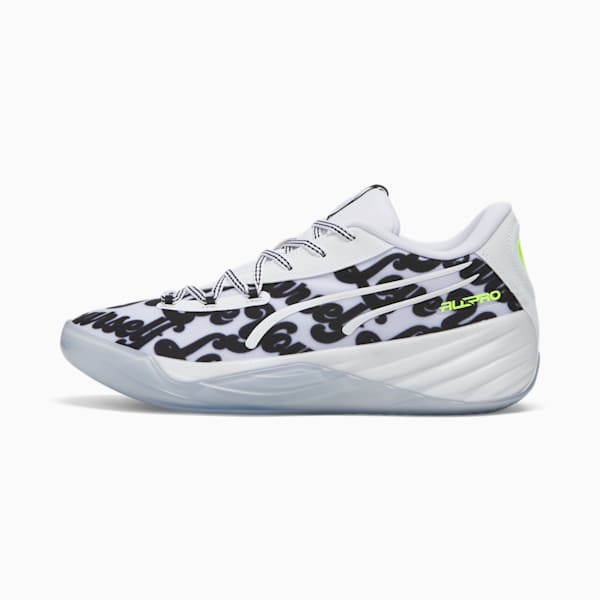 Tenis de básquetbol para hombre All-Pro NITRO™ Chris Brickley, Bright Aqua-Lime Squeeze, extralarge