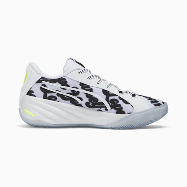 Tenis de basquetbol All-Pro Nitro Chris Brickley, Bright Aqua-Lime Squeeze, extralarge
