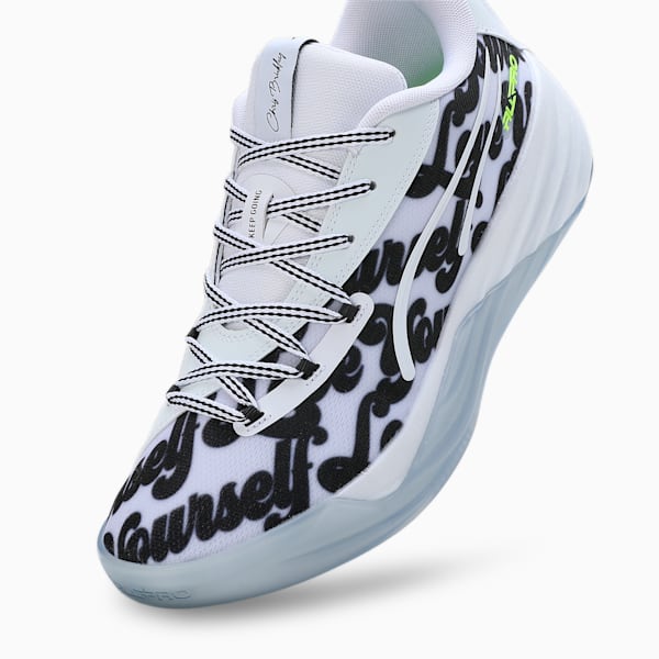 All-Pro NITRO™ Chris Brickley Unisex Basketball Shoes, Bright Aqua-Lime Squeeze, extralarge-IND