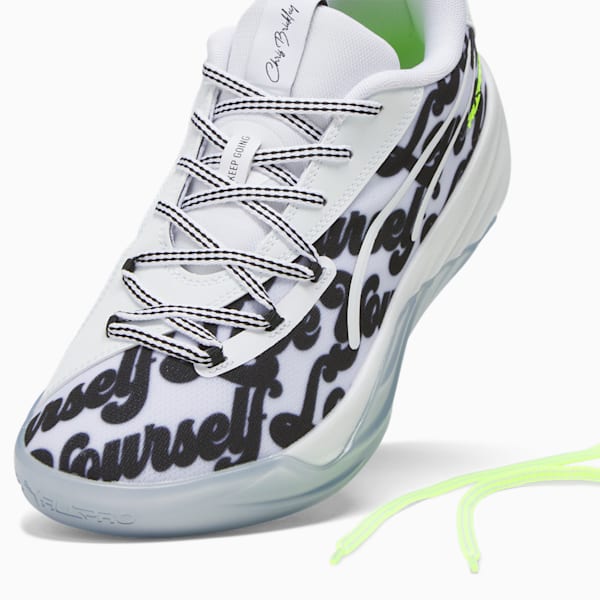 Tenis de basquetbol All-Pro Nitro Chris Brickley, Bright Aqua-Lime Squeeze, extralarge