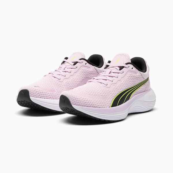 Scend Pro Women's Running Shoes, Grape Mist-PUMA Black-Lime Pow, extralarge