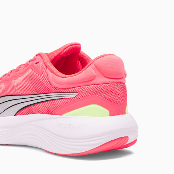 Tenis para correr Scend Pro Engineered para mujer, Fire Orchid-Speed Green, extralarge
