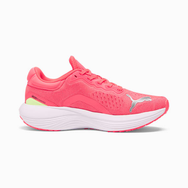 Scend Pro Engineered Women's Running Shoes, Fire Orchid-Speed Green, extralarge