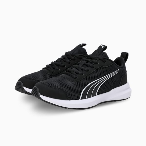 Kruz Profoam Youth Running Shoes, PUMA Black-PUMA White, extralarge-IND