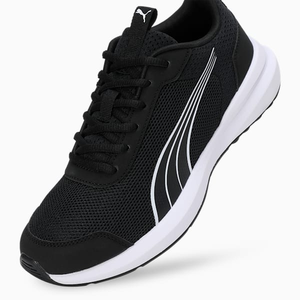 Kruz Profoam Youth Running Shoes, PUMA Black-PUMA White, extralarge-IND