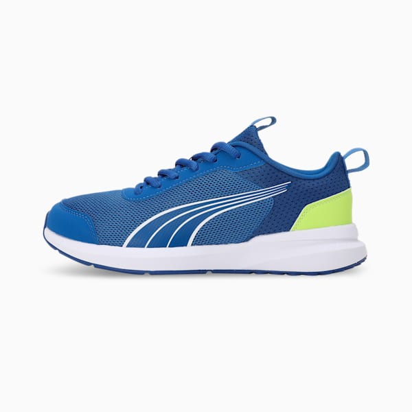 Kruz Profoam Youth Running Shoes, Cobalt Glaze-PUMA White-Lime Pow, extralarge-IND