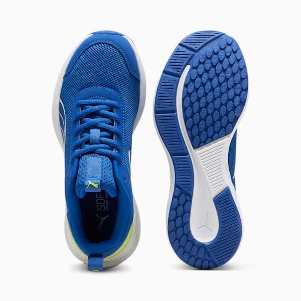 Chaussures Kruz Profoam Enfant et adolescent, Cobalt Glaze-PUMA White-Lime Pow, extralarge