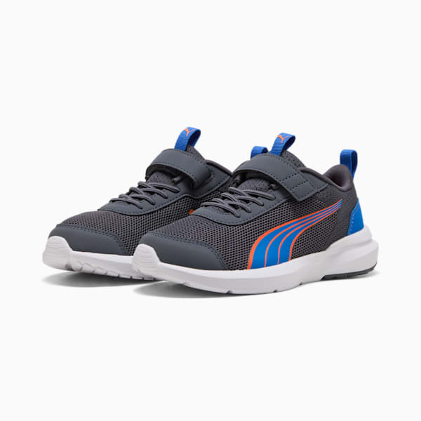 Tenis para niños Kruz PROFOAM, Galactic Gray-PUMA Team Royal-Orange Glo, extralarge