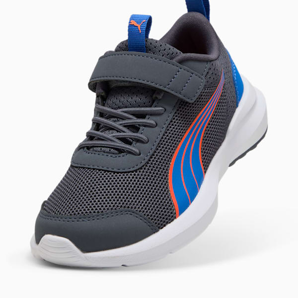 Tenis para niños Kruz PROFOAM, Galactic Gray-PUMA Team Royal-Orange Glo, extralarge