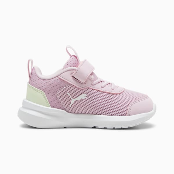 Tenis para infantes Kruz, Grape Mist-PUMA White-Green Illusion, extralarge