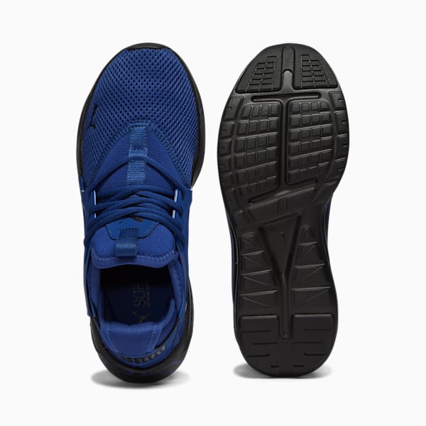 Softride Enzo Evo Marble Men's Running Shoes, Blazing Blue-PUMA Black, extralarge