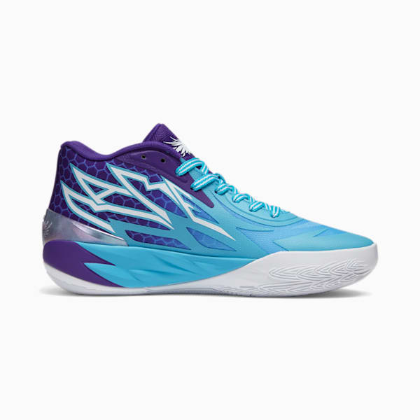 MB.02 Fade Basketball Shoes, Team Violet-PUMA White, extralarge-GBR